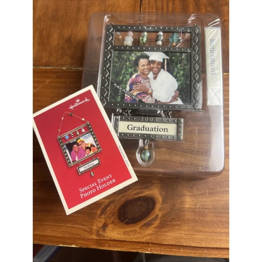 Vintage 2003 Hallmark Keepsake Ornament SPECIAL EVENT PHOTO HOLDER FREE SHIPPING - Picture 7 of 10